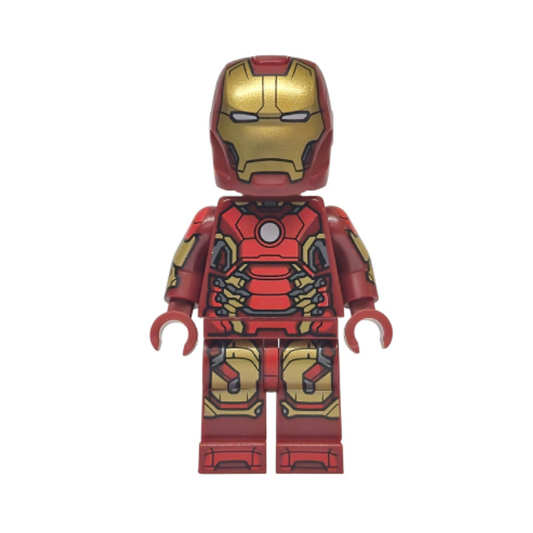 sh1103 Iron Man - Mark 43 Armor, Light Nougat Head, Printed Arms