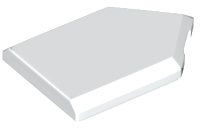 White Tile, Modified 2 x 3 Pentagonal