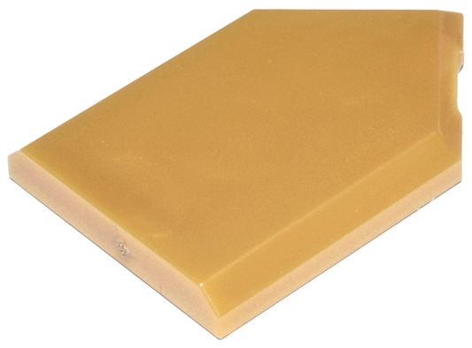 Pearl Gold Tile, Modified 2 x 3 Pentagonal