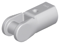 Light Bluish Gray Bar Holder with Handle