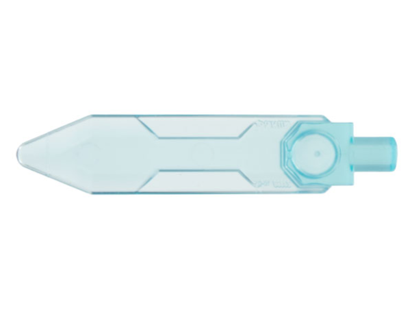 Trans-Light Blue Minifigure, Weapon Sword, Blade with Bar End