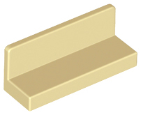 Tan Panel 1 x 3 x 1