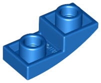 Blue Slope, Curved 2 x 1 x 2/3 Inverted