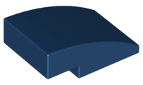 Dark Blue Slope, Curved 3 x 2