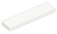 White Tile 1 x 4