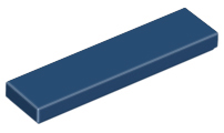Dark Blue Tile 1 x 4
