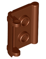 Reddish Brown Minifigure, Utensil Book Binding with 2 Studs