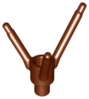 Reddish Brown Plant Flower Stem with Bar Holder, Bar, and 3 Stems