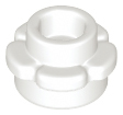 White Plate, Round 1 x 1 with Flower Edge (5 Petals)