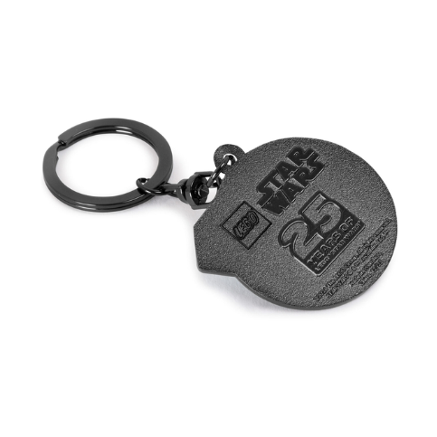 25 Years of LEGO Star Wars R2-D2 Logo Key Chain Metal