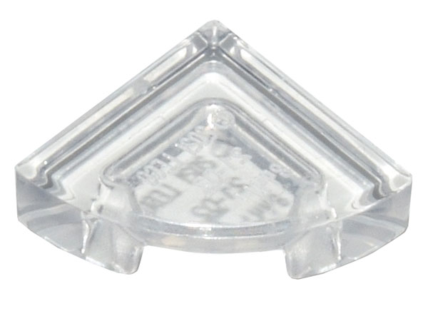 Trans-Clear Tile, Round 1 x 1 Quarter