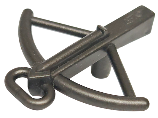 Pearl Dark Gray Minifigure, Weapon Crossbow