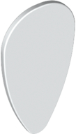 White Minifigure, Shield Oval