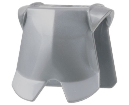 Flat Silver Minifigure Armor Breastplate with Leg Protection