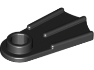 Black Minifigure Footgear Flipper