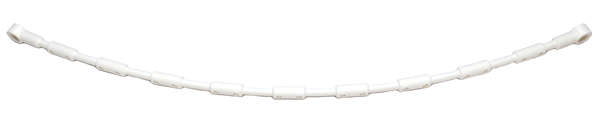 White Hose, Flexible 21L with 2 Connector Ends and Rope Climbing Grips