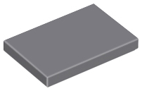 Dark Bluish Gray Tile 2 x 3