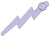 Trans-Purple Wave Angular Single with Bar End (Lightning Bolt)