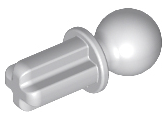Light Bluish Gray Technic, Axle  1L with Tow Ball