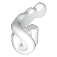 White Wave Rounded Energy with Bar Handle (Power Blast)