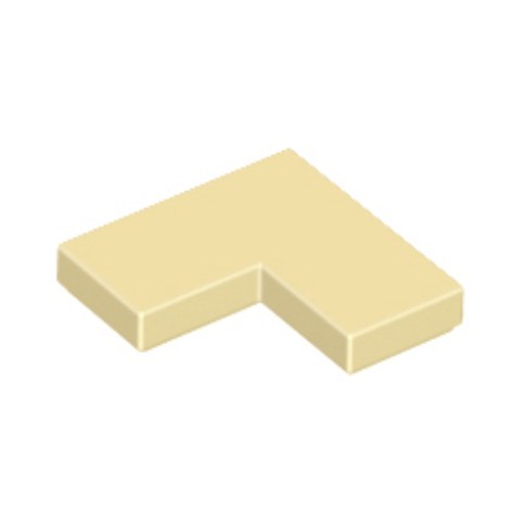 Tan Tile 2 x 2 Corner
