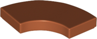 Dark Orange Tile, Round Corner 2 x 2 Macaroni