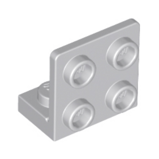 Light Bluish Gray Bracket 1 x 2 - 2 x 2 Inverted