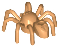 Medium Nougat Spider with Elongated Abdomen