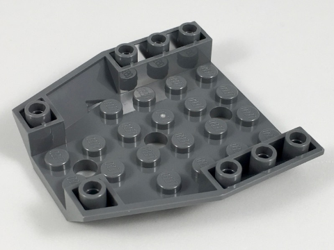 Dark Bluish Gray Wedge 6 x 6 Triple Inverted