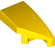 Yellow Wedge 2 x 1 x 2/3 Right