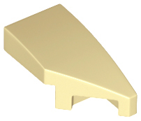 Tan Wedge 2 x 1 x 2/3 Right