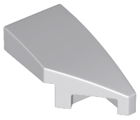 Light Bluish Gray Wedge 2 x 1 x 2/3 Right