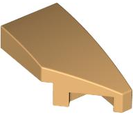 Medium Tan Wedge 2 x 1 x 2/3 Right