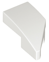 White Wedge 2 x 1 x 2/3 Left