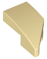 Tan Wedge 2 x 1 x 2/3 Left