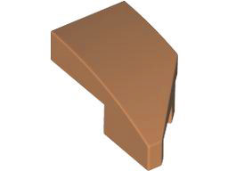 Medium Nougat Wedge 2 x 1 x 2/3 Left