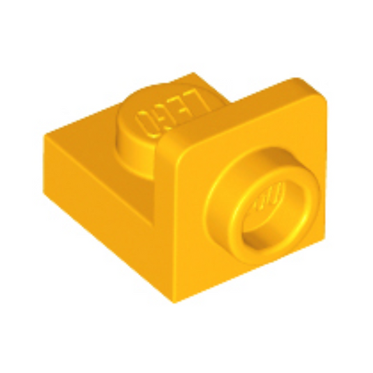 Bright Light Orange Bracket 1 x 1 - 1 x 1 Inverted