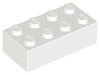 White Brick 2 x 4