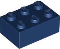 Dark Blue Brick 2 x 3