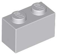 Light Bluish Gray Brick 1 x 2