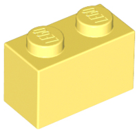 Bright Light Yellow Brick 1 x 2