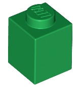 Green Brick 1 x 1