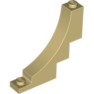 Tan Arch 1 x 5 x 4 Inverted
