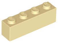 Tan Brick 1 x 4