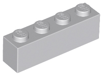 Light Bluish Gray Brick 1 x 4