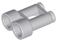Light Bluish Gray Minifigure, Utensil Binoculars Town