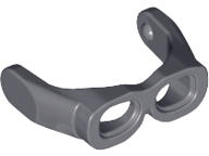 Dark Bluish Gray Minifigure, Visor Goggles