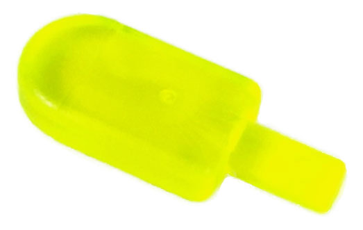 Trans-Neon Green Ice Pop (Freezer / Lollipop / Lolly / Pole / Popsicle / Stick)