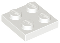 White Plate 2 x 2