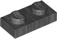 Pearl Dark Gray Plate 1 x 2